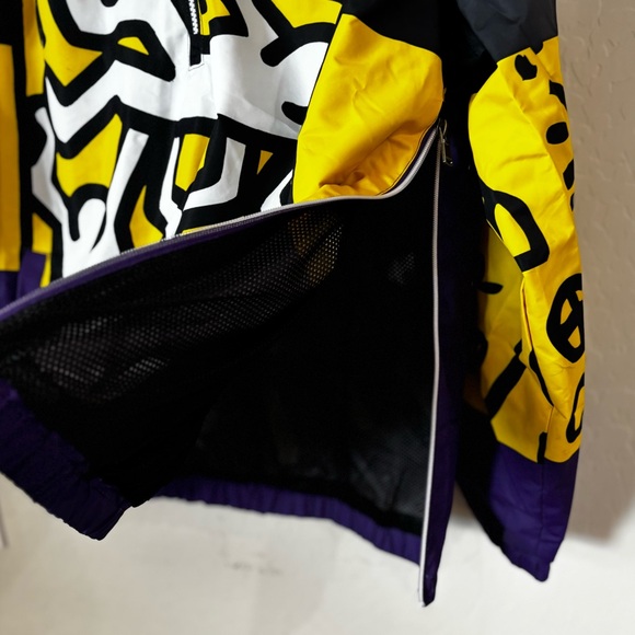 Keith Haring x Members Only Jacket L ~ Pop Art Windbreaker ~ Pennsylvania Icon - Picture 5 of 9